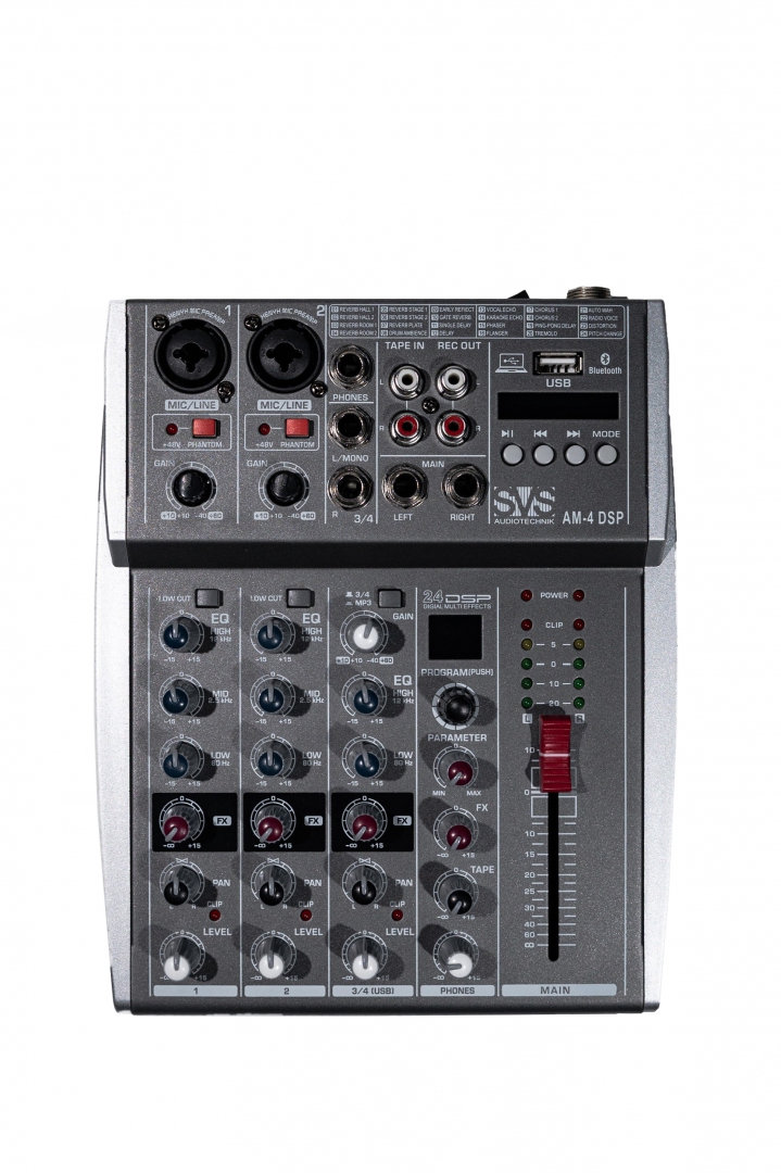 SVS Audiotechnik mixers AM-4 DSP Аналоговый микшерный пульт, 4-канала в Оренбурге